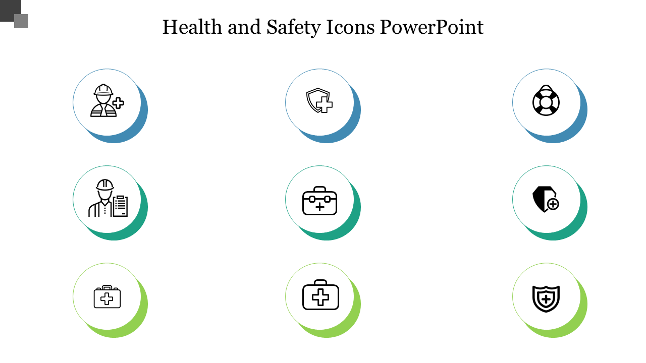 Health and Safety Icons PowerPoint